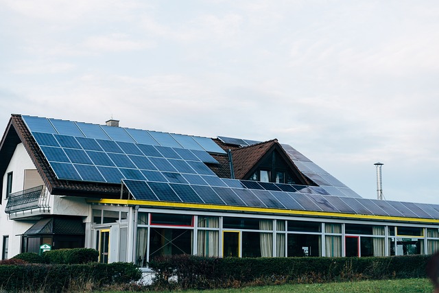 Haus mit Photovoltaik