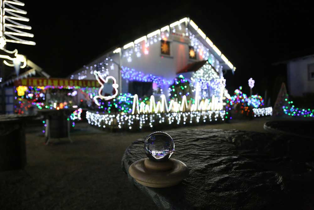 weihnachtsdekoration haus lichter