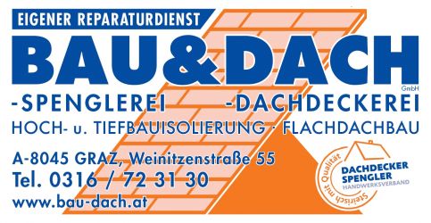 Logo Bau & Dach GmbH Spenglerei - Dachdeckerei