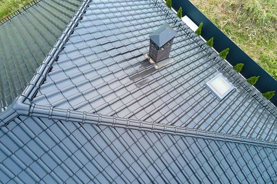 Bild zeigt Dach aus Vogelperspektive