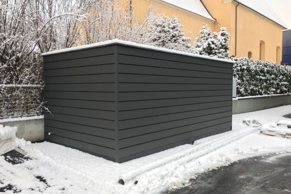 Bauspenglerarbeiten Garagenverkleidung Sidingsystem